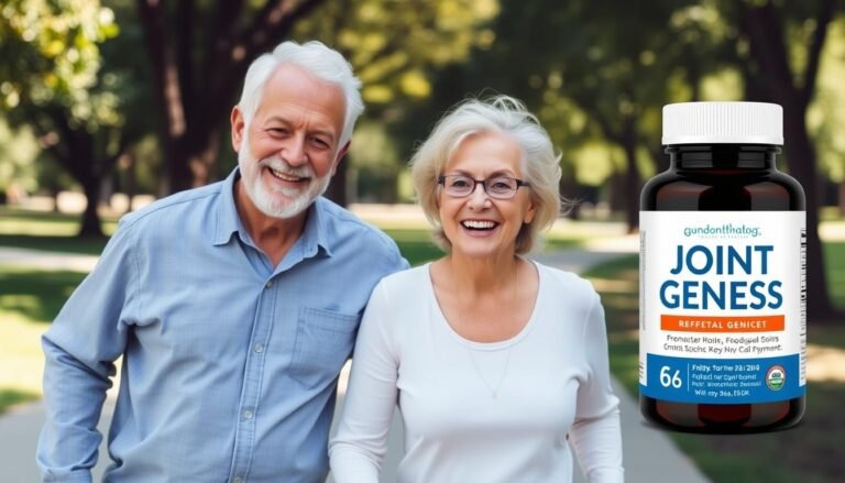 Senior couple enjoying outdoor activities thanks to Joint Genesis supplement